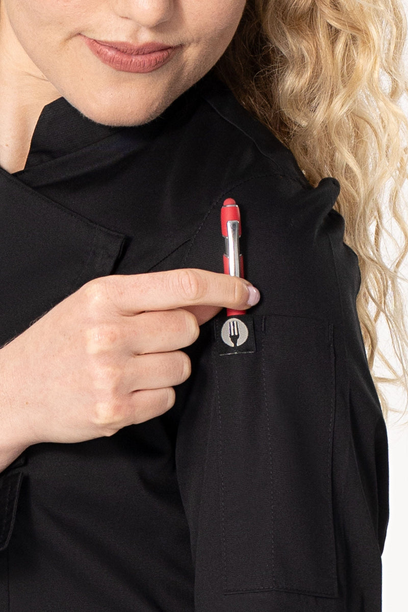 Chef Works BCWMC007 Lansing Chef Jacket Ladies (3XL) – product photo