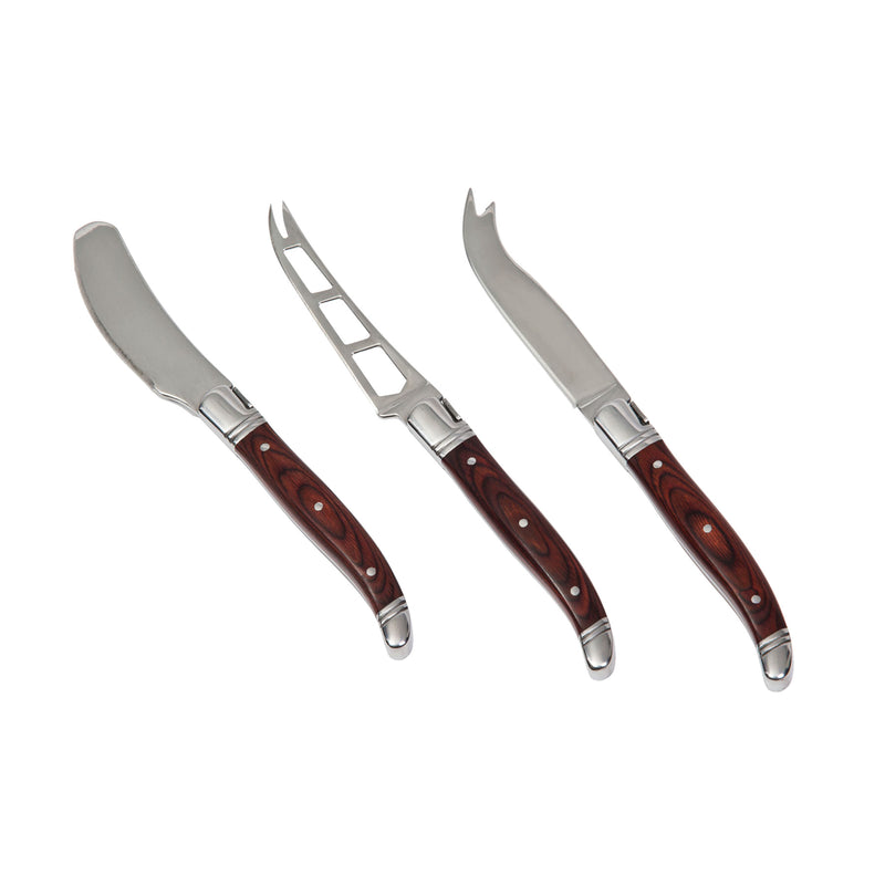 Gear For Life POBCK Bordeaux Cheese Knife 3 pcs Set – product photo