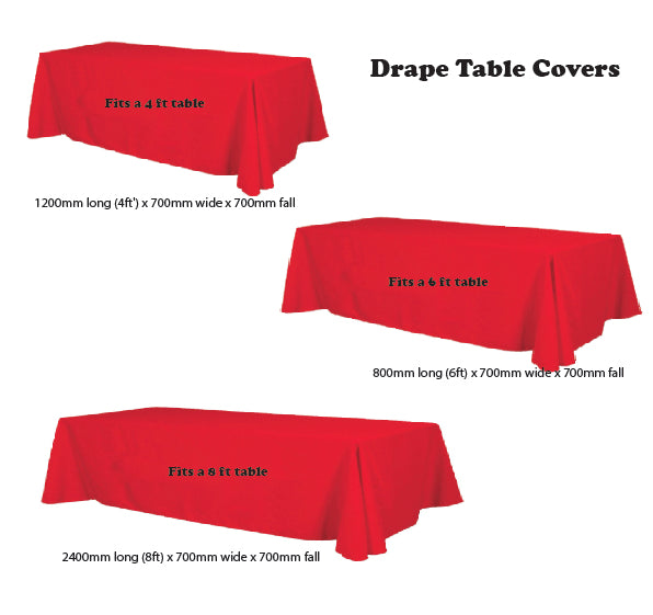 drape table covers