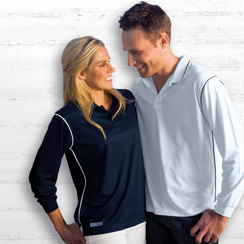 Gear For Life DGLHP Dri Gear Long Sleeve Hype Polo