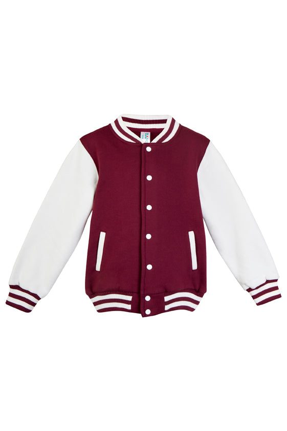 Maroon/White