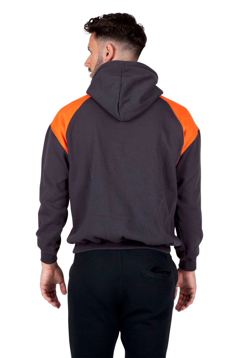 RAMO F303HP Shoulder Contrast Panel Hoodie Mens