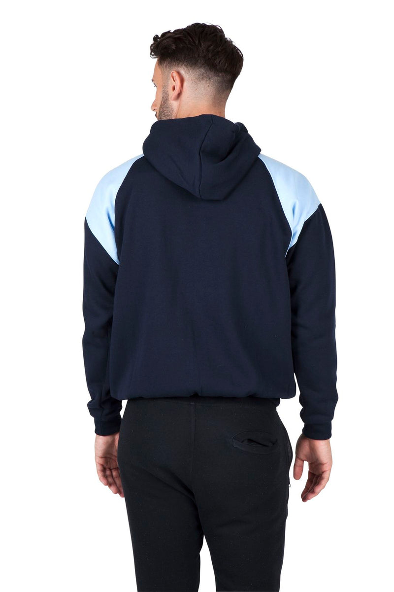 RAMO F303HZ Shoulder Contrast Zip Hoodie Mens
