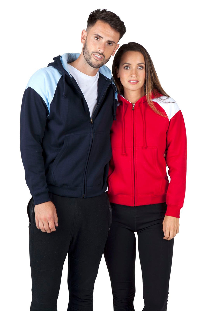 RAMO F303HZ Shoulder Contrast Zip Hoodie Mens
