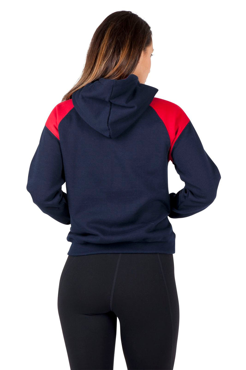 RAMO F303UN Shoulder Contrast Panel Hoodie Ladies/Junior