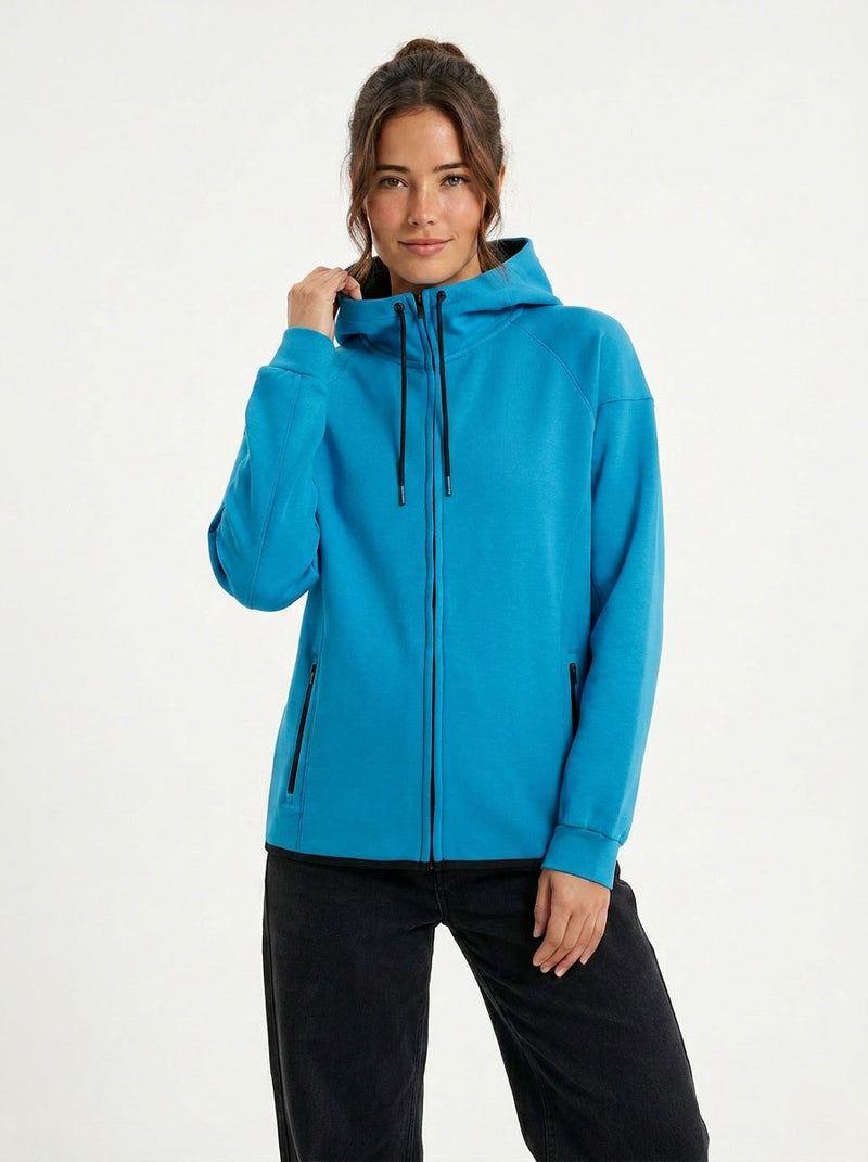 RAMO F360UN 320gsm Soft Cotton Bonded Polar Fleece Zip Hoodie Ladies/Junior