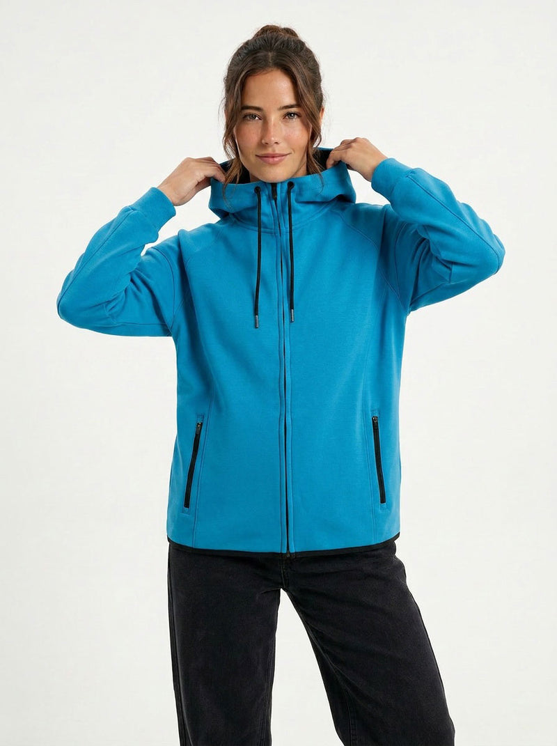 RAMO F360UN 320gsm Soft Cotton Bonded Polar Fleece Zip Hoodie Ladies/Junior