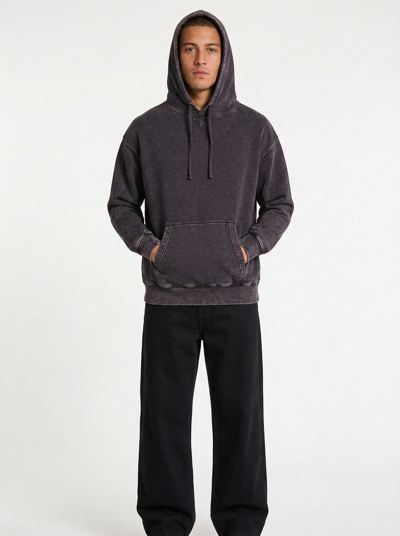 RAMO F363AW Stone Wash Fleece Hoodie Mens (4XL - 5XL)