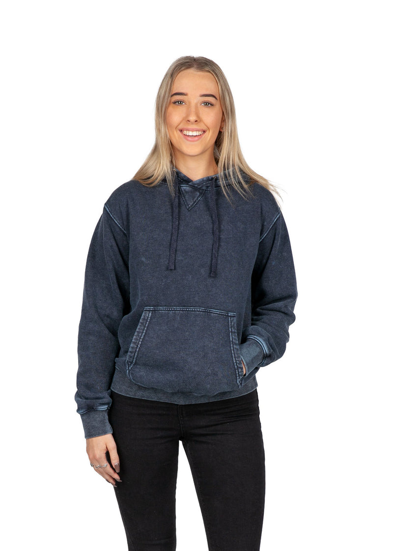 RAMO F363UN Stone Wash Fleece Hoodie Ladies/Junior