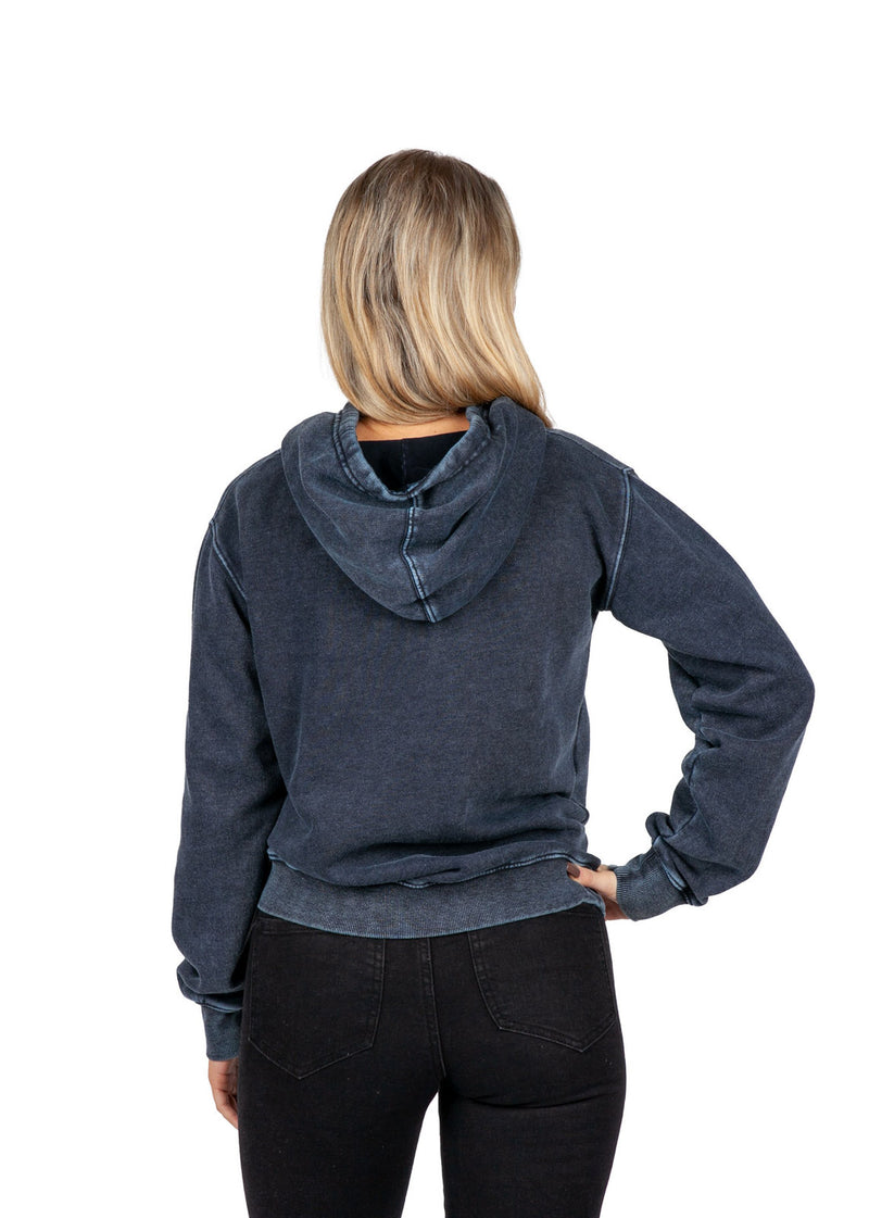 RAMO F363UN Stone Wash Fleece Hoodie Ladies/Junior