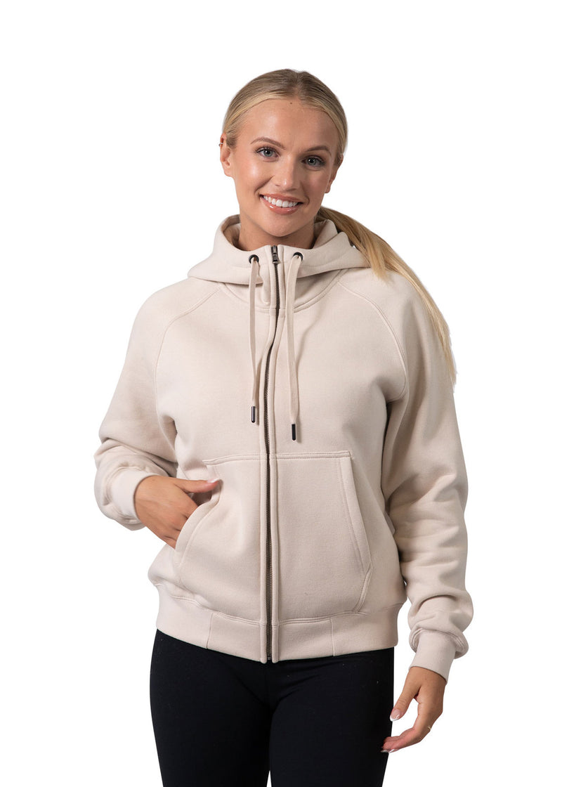 RAMO F370UN Cotton Care Kangaroo Pocket Zip Hoodie Ladies/Junior