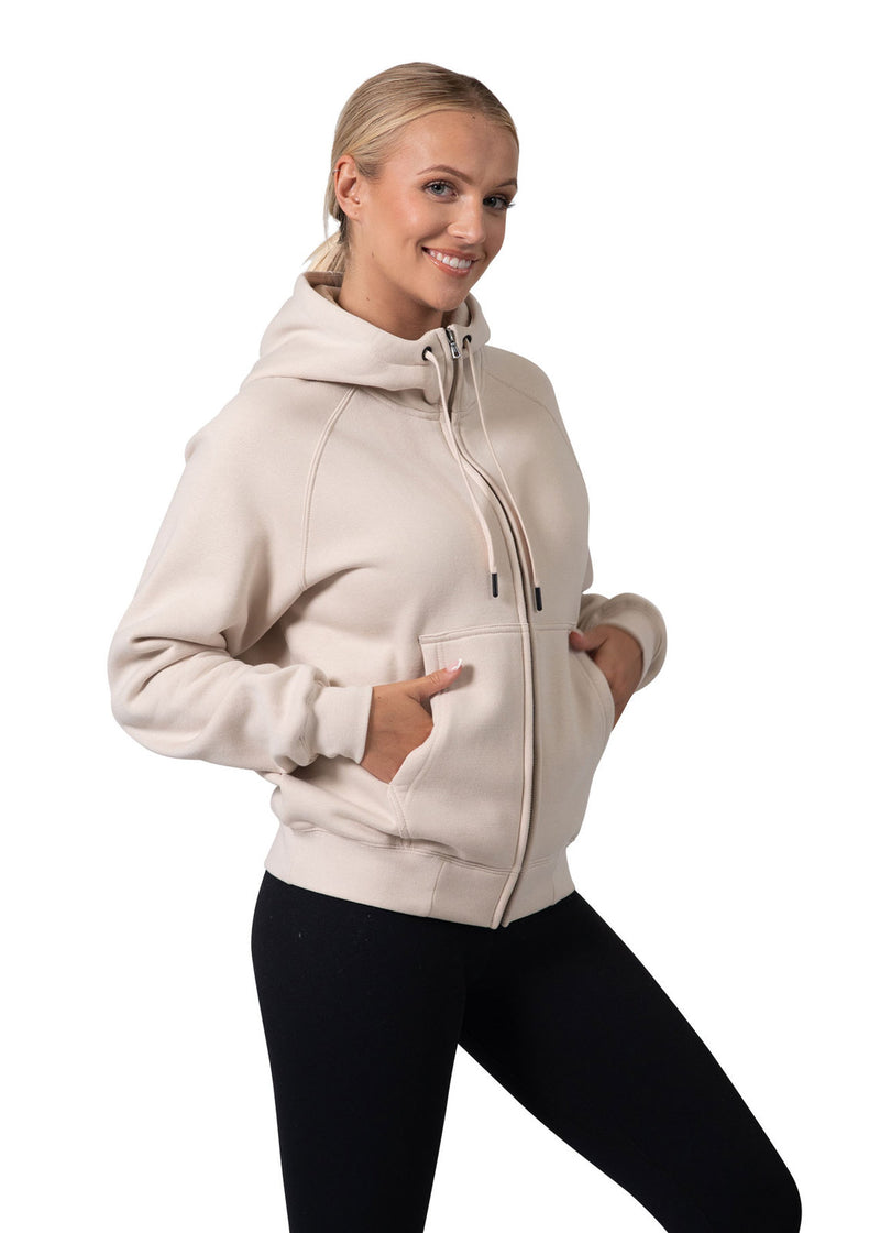 RAMO F370UN Cotton Care Kangaroo Pocket Zip Hoodie Ladies/Junior
