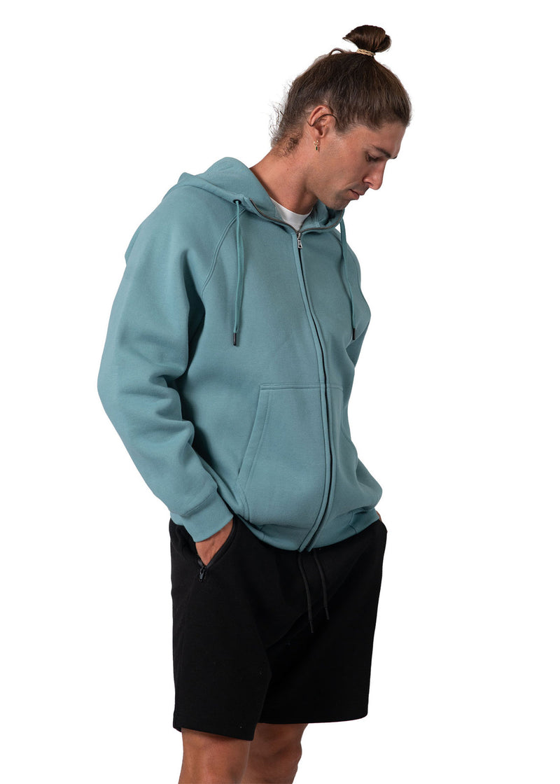 RAMO F370ZZ Cotton Care Kangaroo Pocket Zip Hoodie Mens (S - 3XL)