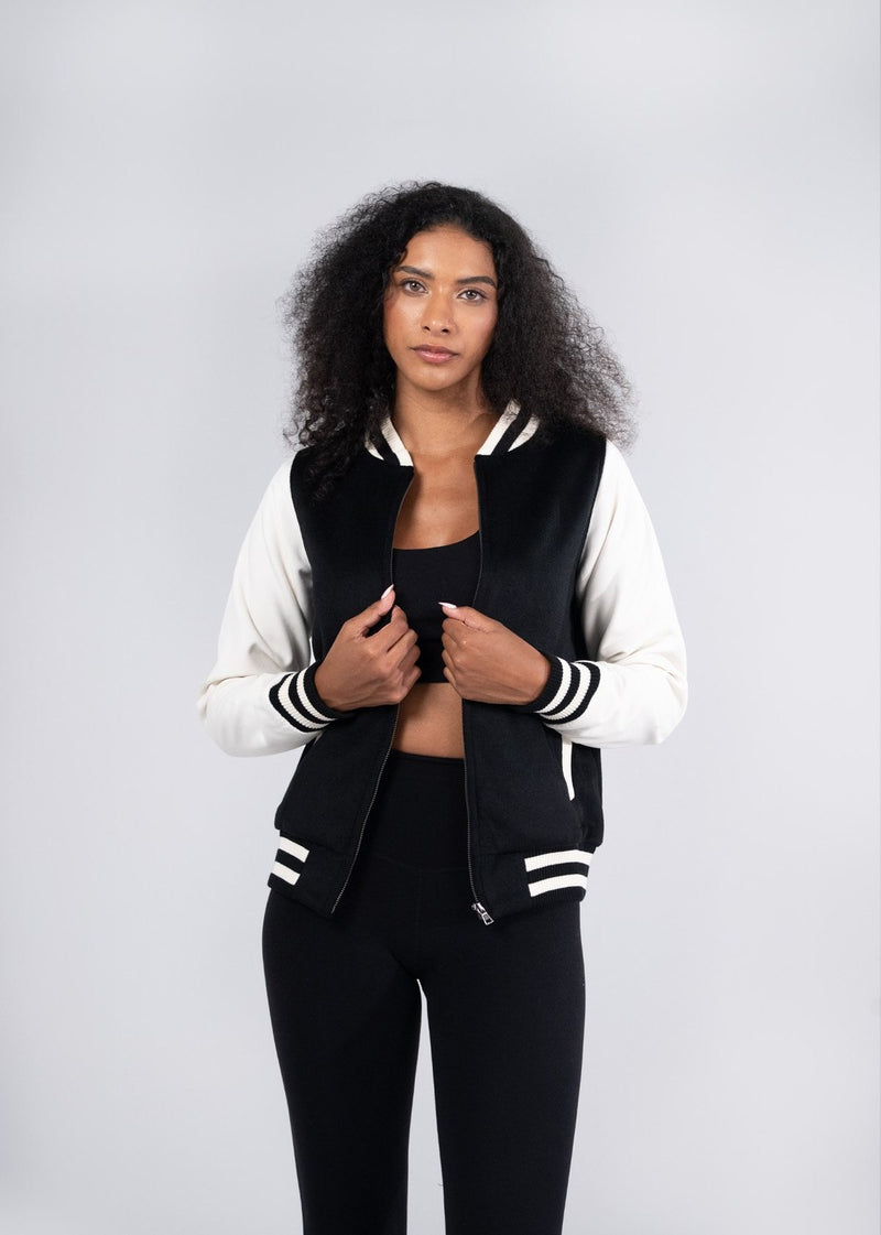 RAMO F372UN 500gsm Wool Blend Soft Shell Varsity Jacket Ladies/Junior