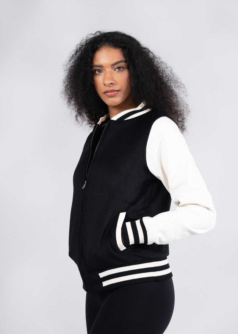 RAMO F372UN 500gsm Wool Blend Soft Shell Varsity Jacket Ladies/Junior