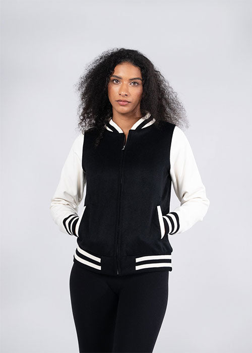 RAMO F372UN 500gsm Wool Blend Soft Shell Varsity Jacket Ladies/Junior