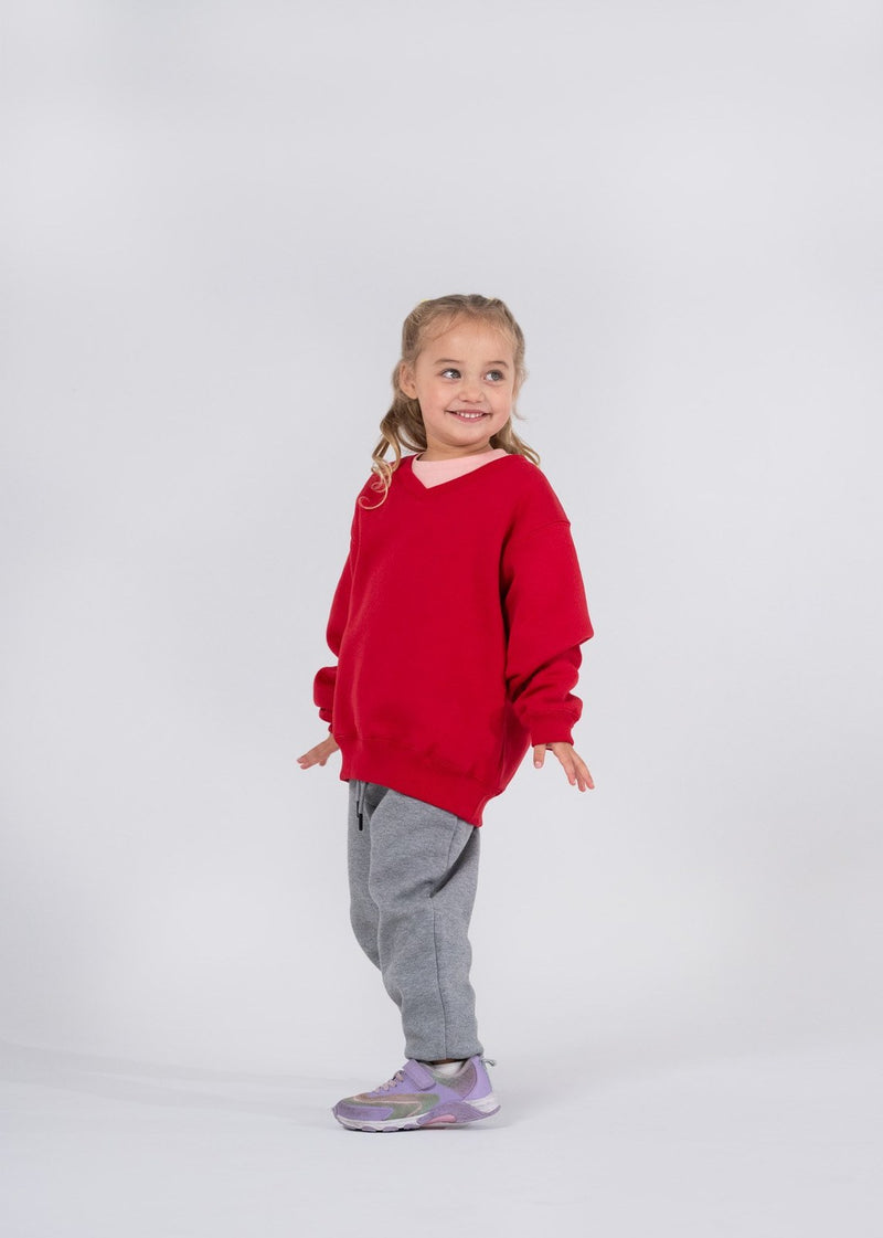 RAMO F373KS V-Neck Fleece Sloppy Joe Kids