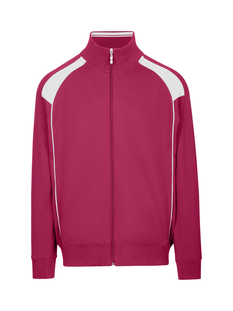 Burgundy/White