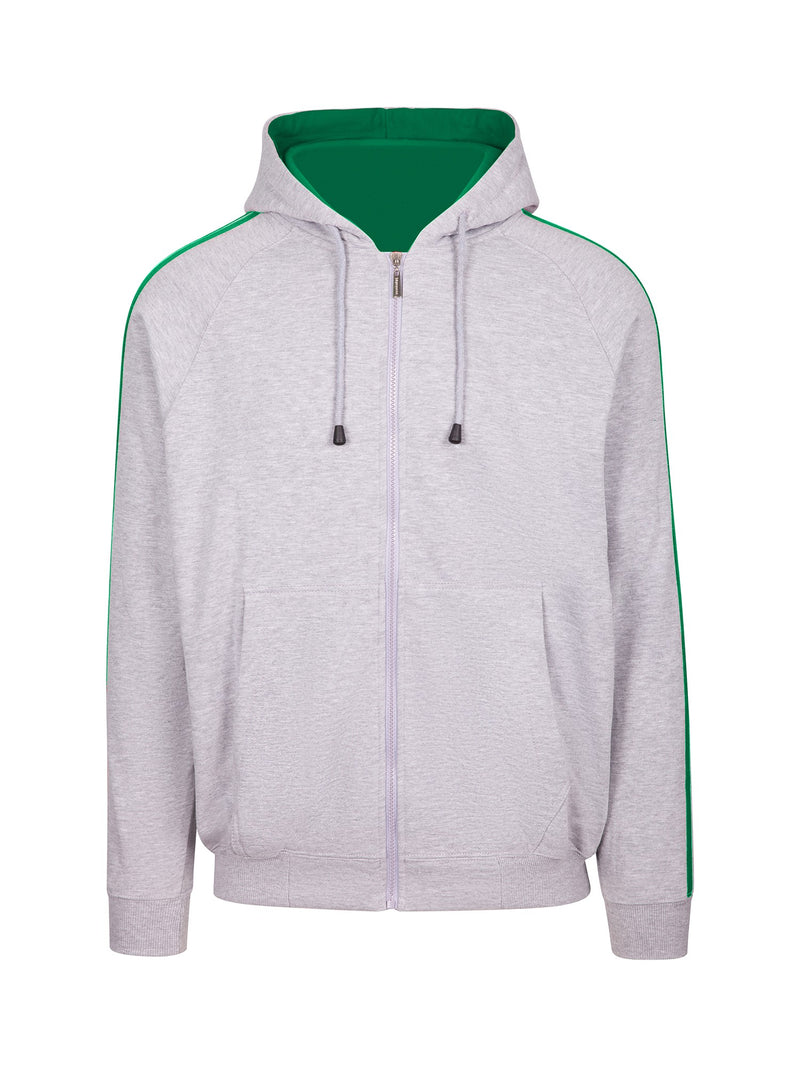 Grey Marl/Kelly Green