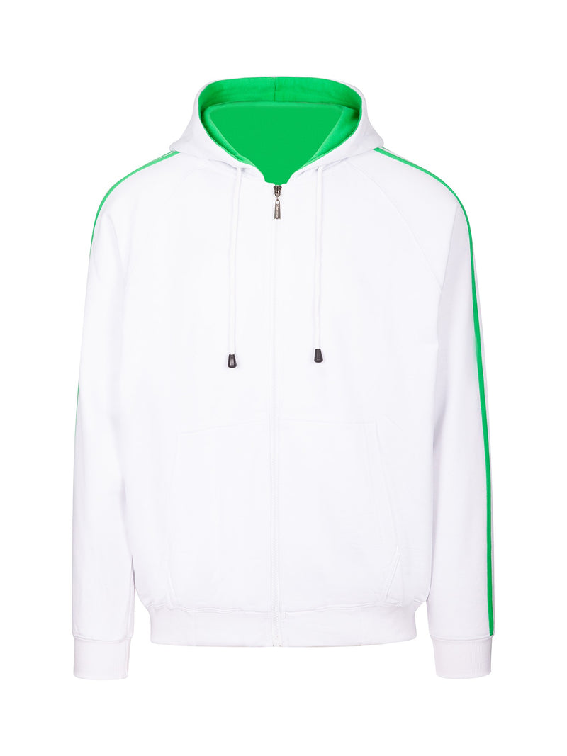 White/Emerald Green