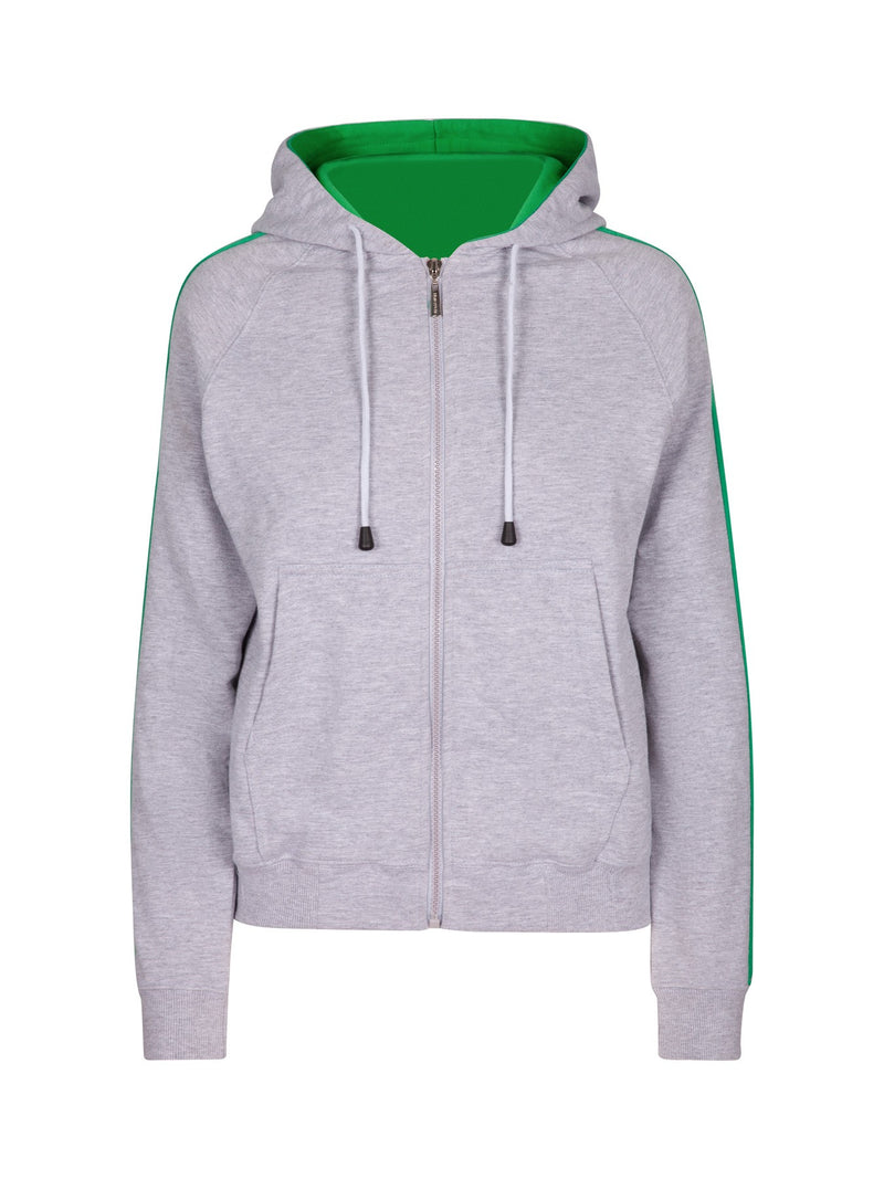 Grey Marl/Kelly Green