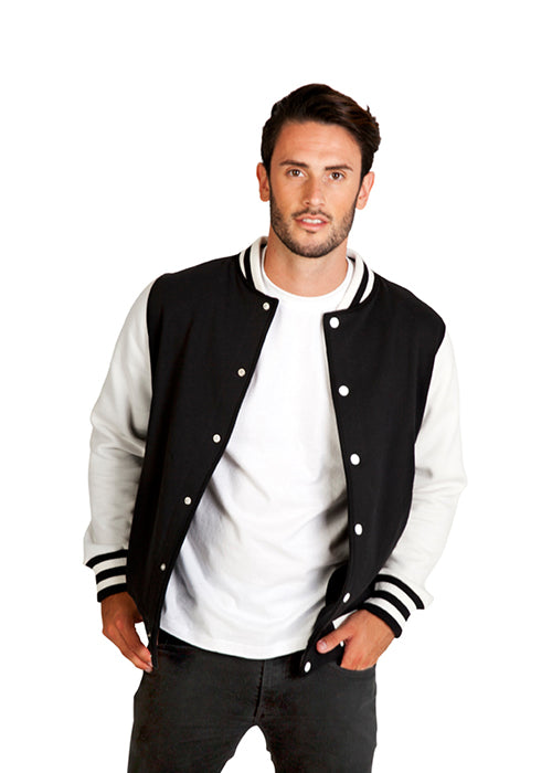 RAMO F906HO 320gsm Fleece Varsity Jacket Mens (S - 3XL)