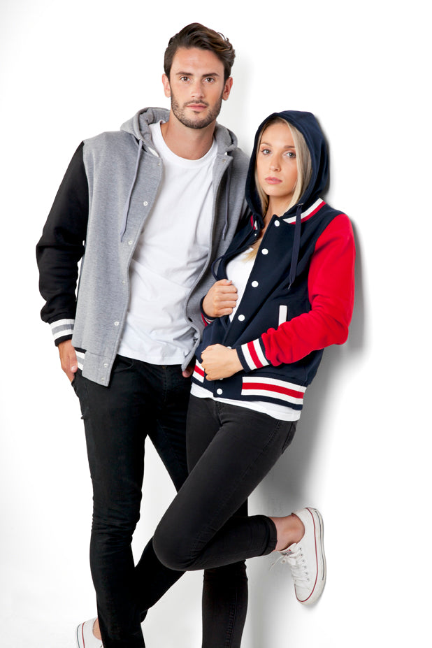 RAMO FB97UN 320gsm Varsity Jacket with Hood Ladies/Junior