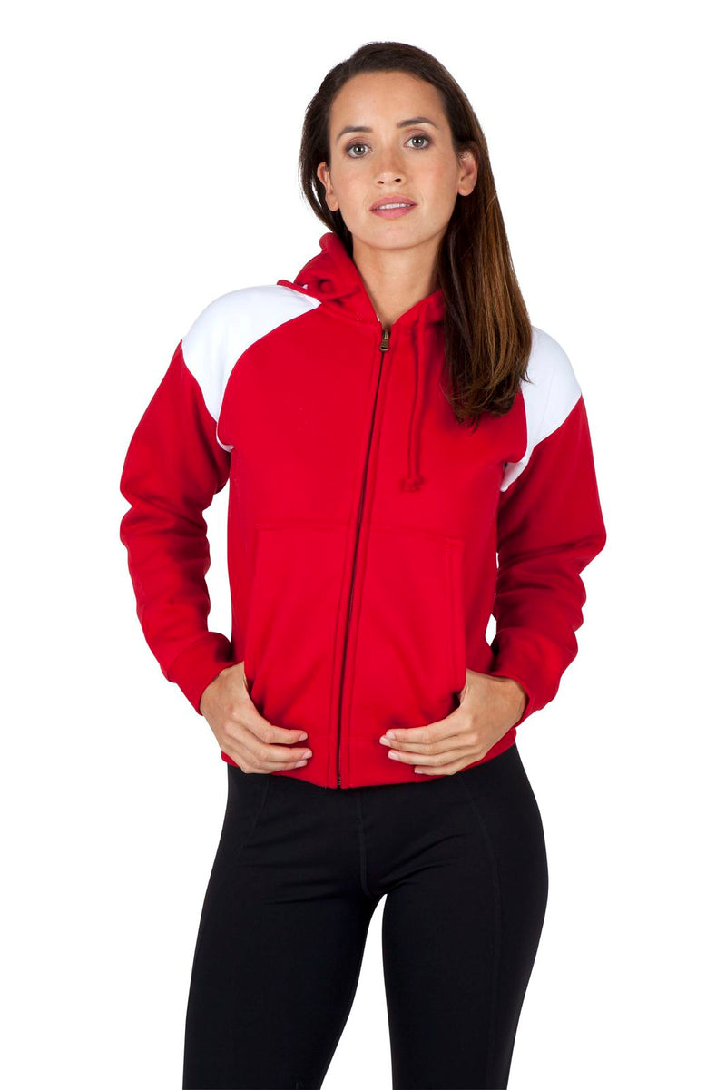 RAMO FZ33UN Shoulder Contrast Zip Hoodie Ladies/Junior