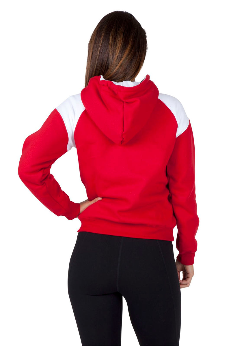RAMO FZ33UN Shoulder Contrast Zip Hoodie Ladies/Junior