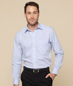 Fawkner Micro Check Long Sleeve Shirt Mens
