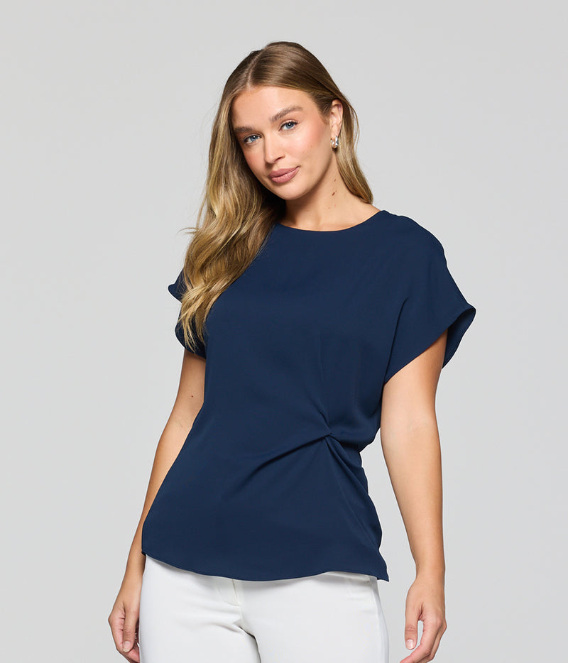 Ascot Twist Front Top Ladies