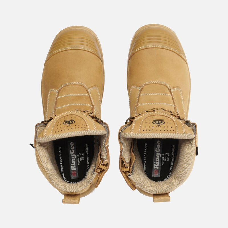 King Gee BENNU PRO 6 Work Boot - Wheat