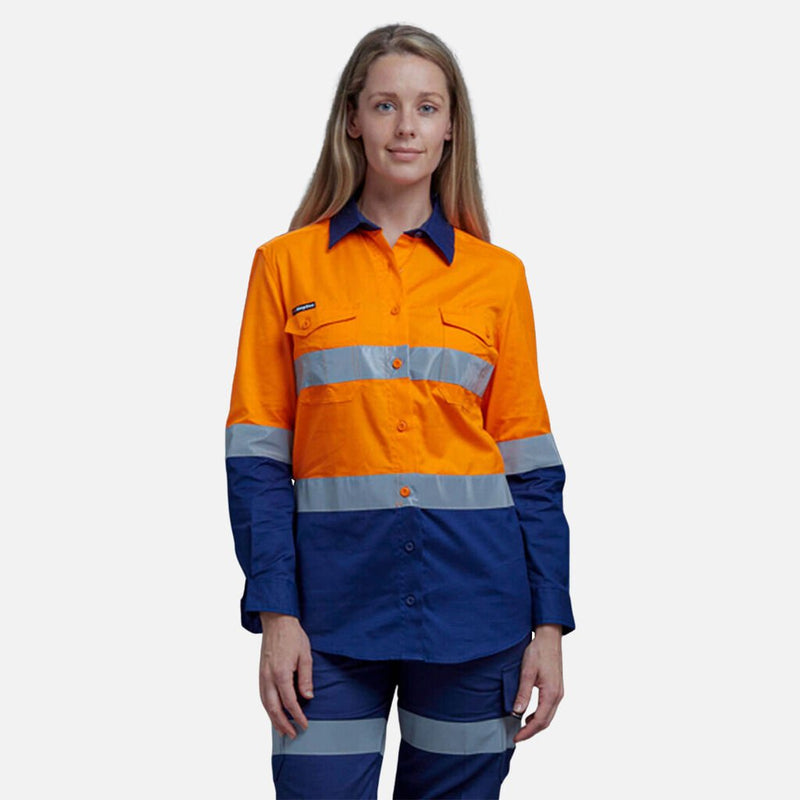HI VIS WORK COOL 2 REFLECTIVE SHIRT LADIES