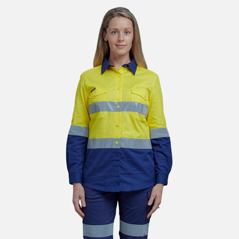 HI VIS WORK COOL 2 REFLECTIVE SHIRT LADIES