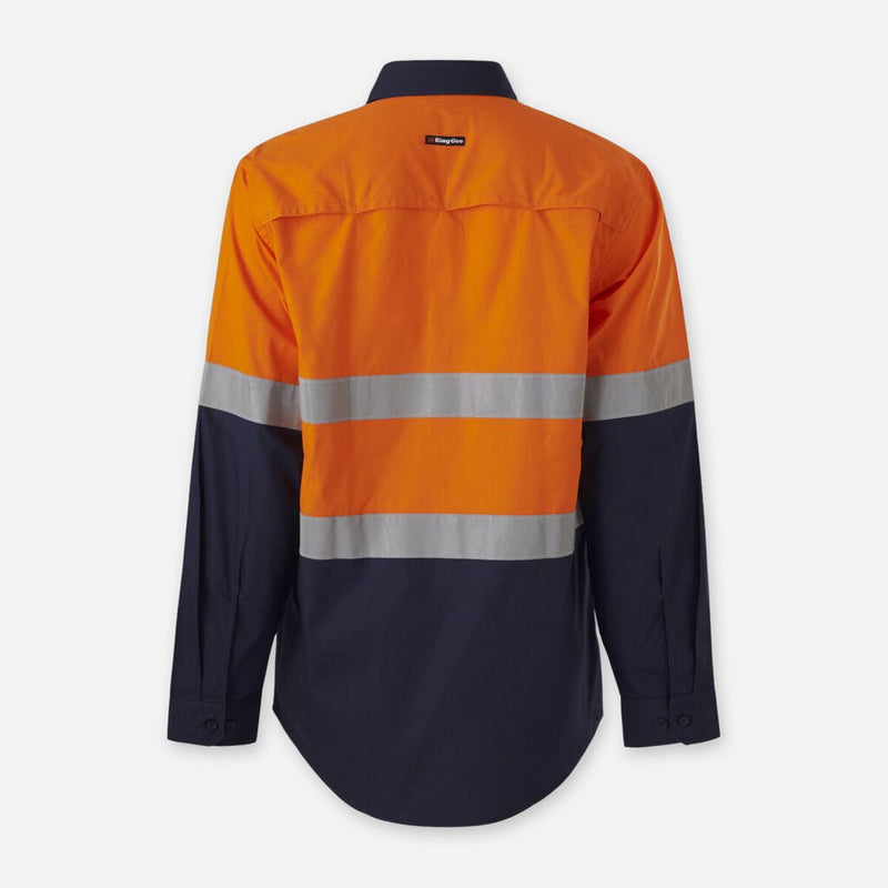 HI VIS WORK COOL REFLECTIVE SHIRT MENS