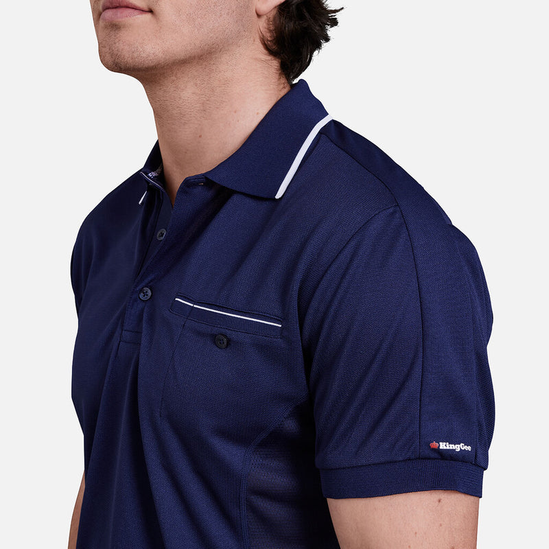 King Gee K69789 Workcool Short Sleeve Polo Shirt 4