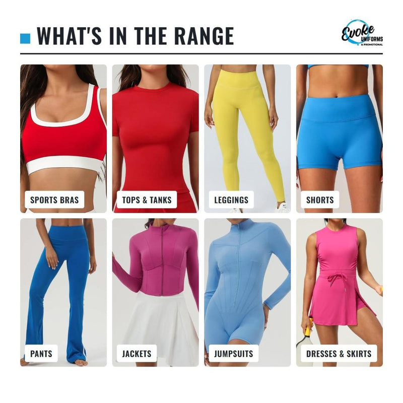 Custom Activewear Range – Lookbook (Made to Order)
