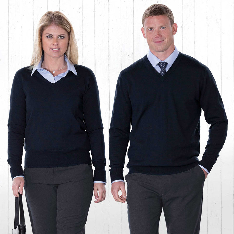 Gear For Life EGMDP Merino Detailed Vee Pullover Mens