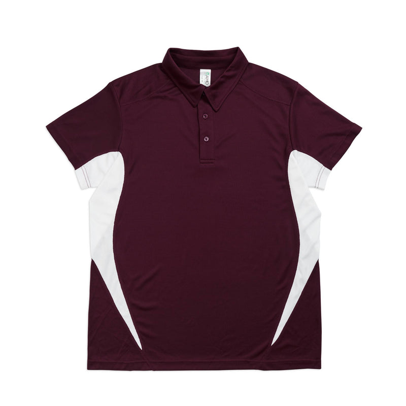 Maroon/White