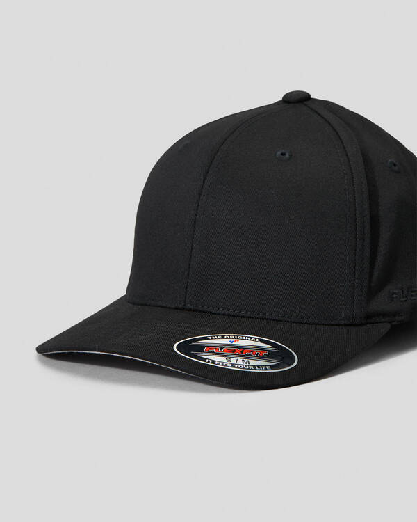FLEXFIT 6277 Perma Curve BLACK - IN STOCK NOW