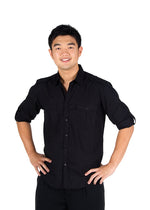 RAMO S001ML Military Long Sleeve Shirt Mens