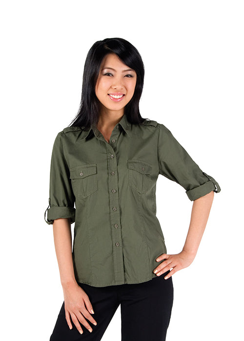 RAMO S002FL Military Long Sleeve Shirt Ladies