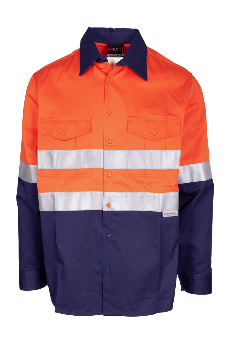 Orange/Navy