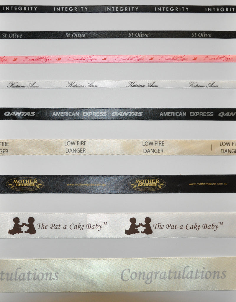 Custom Printed Ribbon