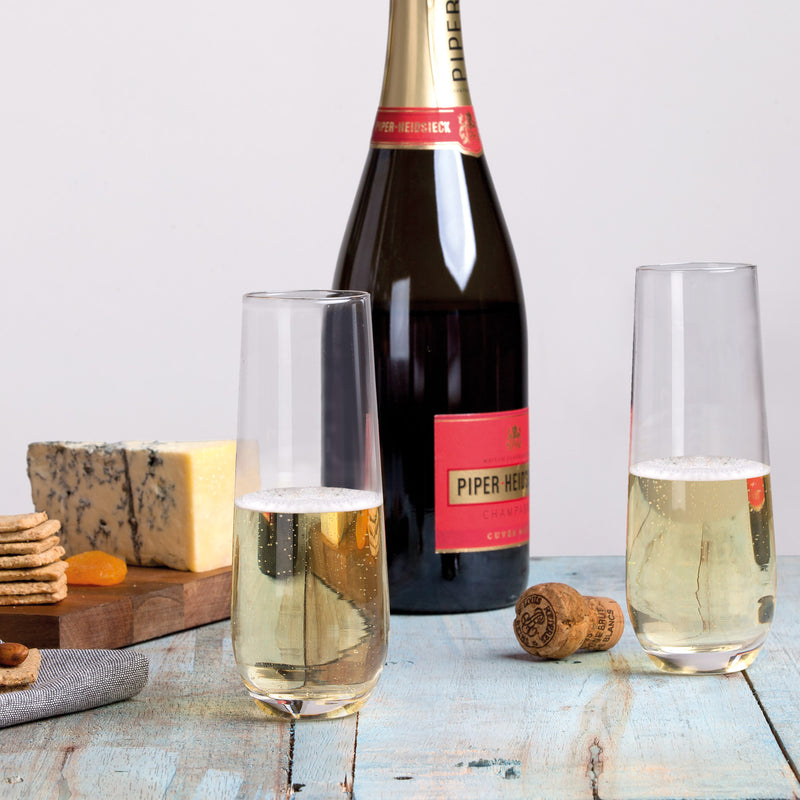 Gear For Life POSCF Stemless Champagne Flutes – product photo