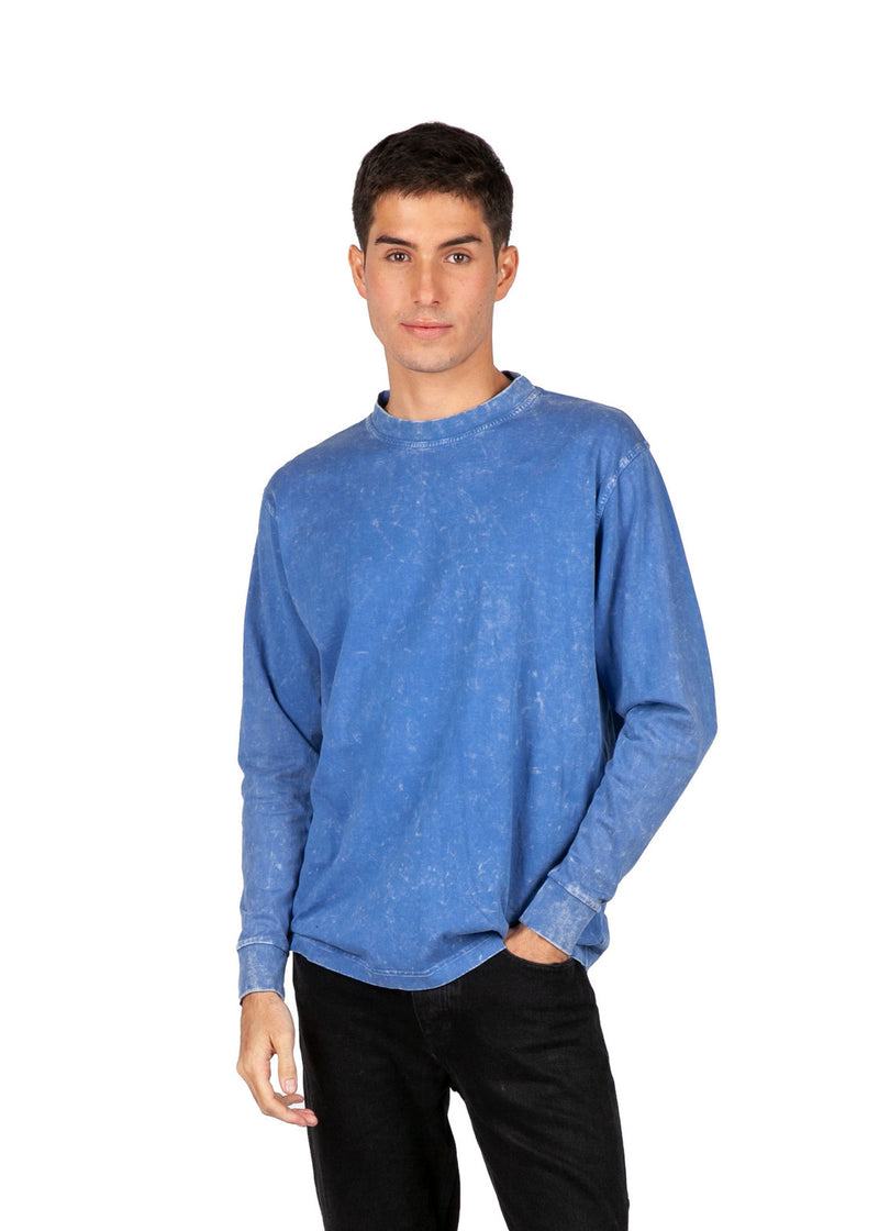 RAMO T227LS Stone Wash Long Sleeve Tee Unisex (S - 3XL)
