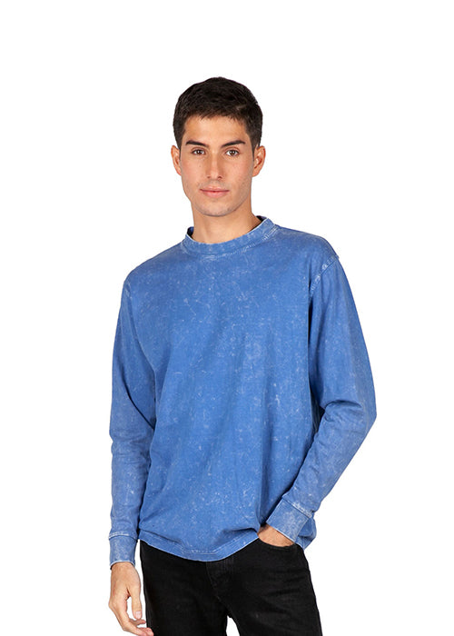 RAMO T227LS Stone Wash Long Sleeve Tee Unisex (S - 3XL)
