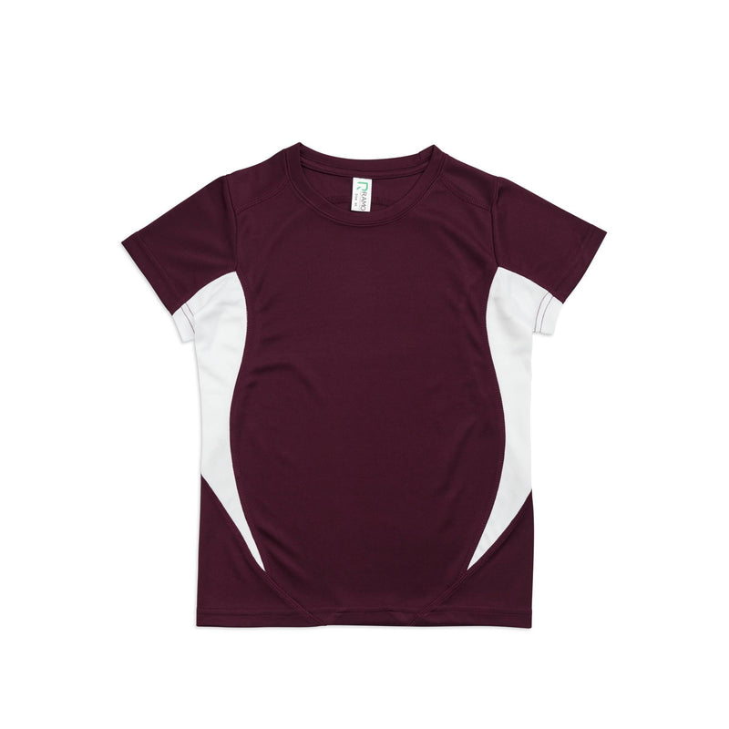 Maroon/White