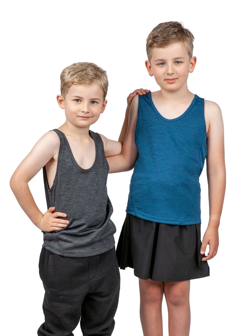 RAMO T308SGM Challenger 100% Polyester Singlet Kids