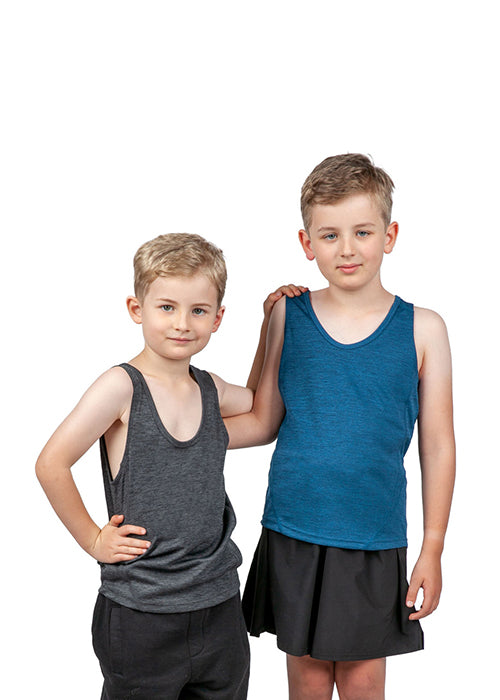 RAMO T308SGM Challenger 100% Polyester Singlet Kids